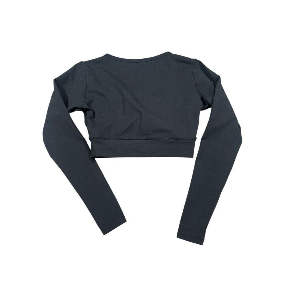 Darc Sport SHE Soul Jade Energy Long sleeve crop top padded Black Wolf Gym XS - Picture 3 of 10
